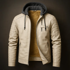 Brookson Leather Hoodie