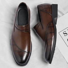 Sutton Two-Tone Leather Loafers