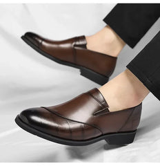 Sutton Two-Tone Leather Loafers