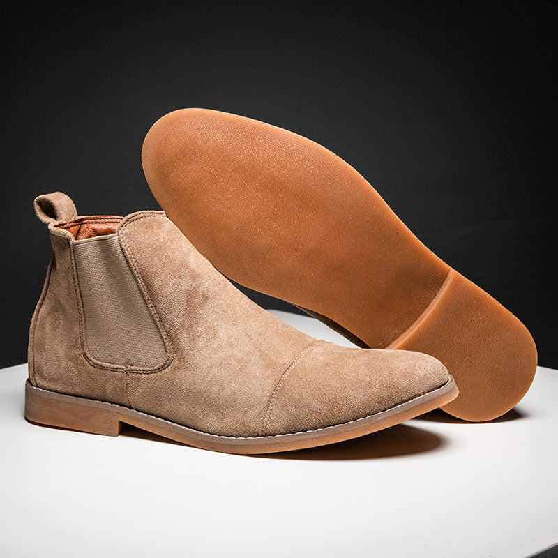 Premium Suede Chelsea Boots