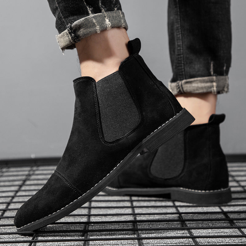 Premium Suede Chelsea Boots