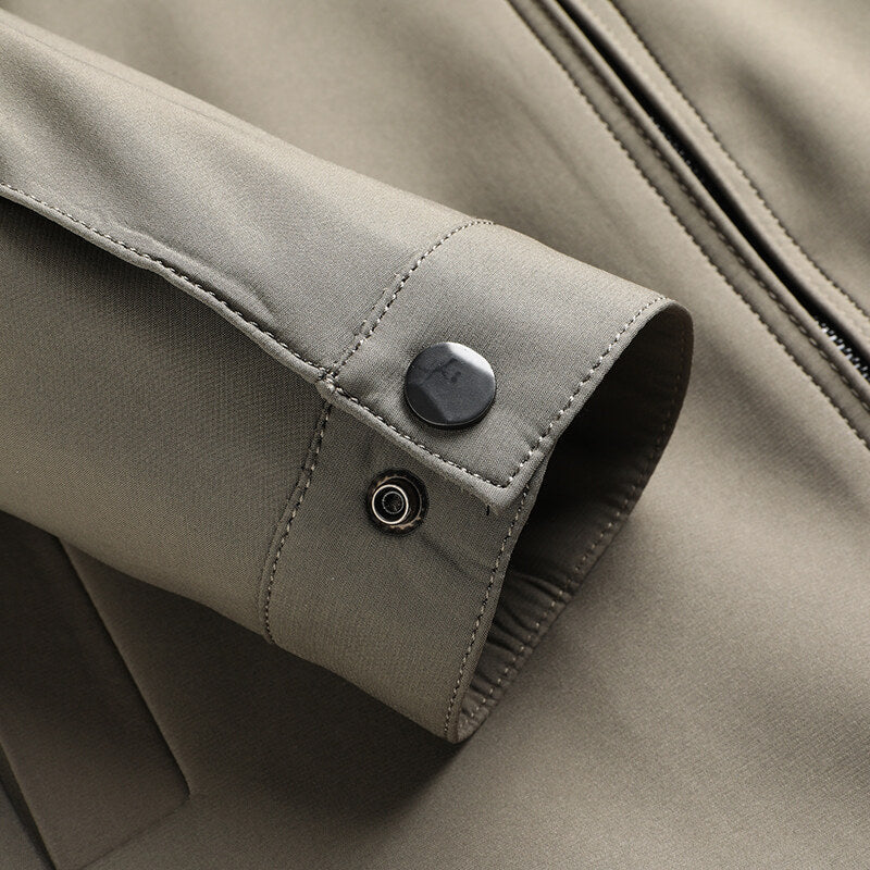Lightweight Zip-Up Casual Jacket