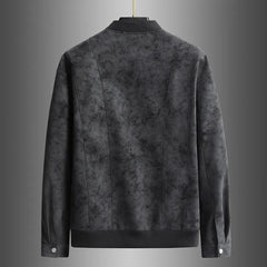 Suede Relaxed Fit Leather Jacket