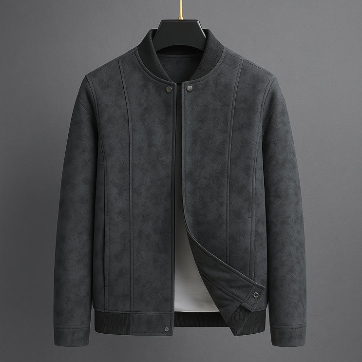 Suede Relaxed Fit Leather Jacket