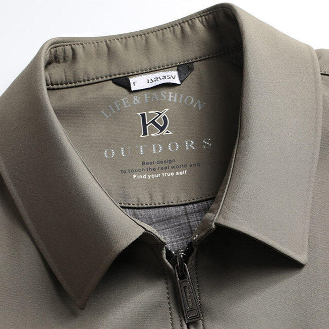 Lightweight Zip-Up Casual Jacket