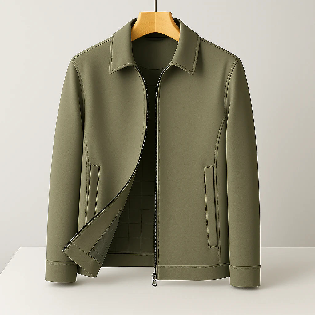 Lightweight Zip-Up Casual Jacket