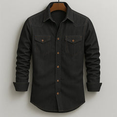 Classic Retro Denim Shirt