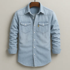 Classic Retro Denim Shirt
