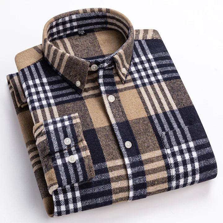 Classic Plaid Cotton Shirt