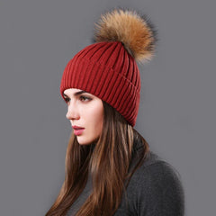 Ribbed Knit Winter Beanie
