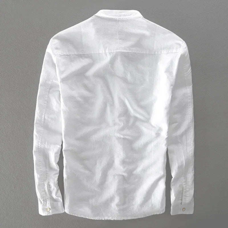 Cotton Linen Button Shirt