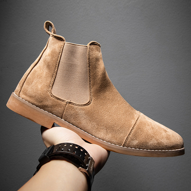 Premium Suede Chelsea Boots