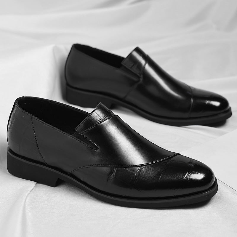 Two Tone Leather Loafers