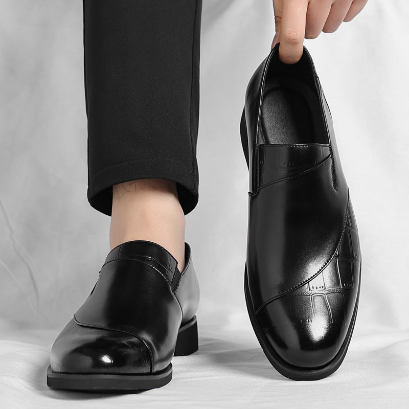 Two Tone Leather Loafers