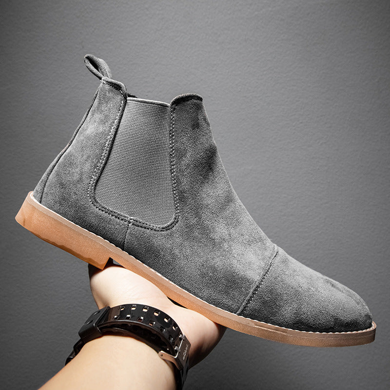 Premium Suede Chelsea Boots