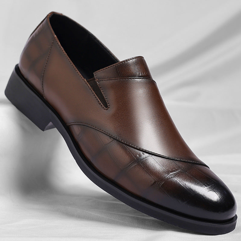 Two Tone Leather Loafers
