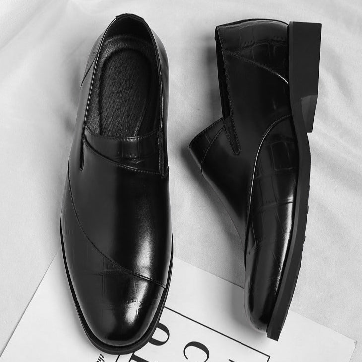 Two Tone Leather Loafers