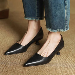 Serane Classic Leather Heels