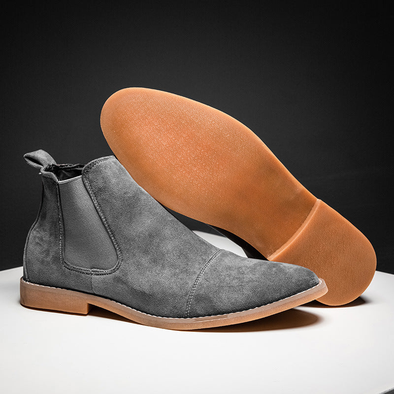 Premium Suede Chelsea Boots