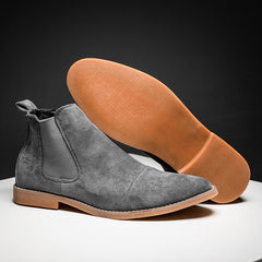 Premium Suede Chelsea Boots