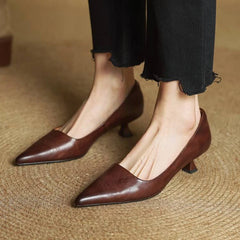 Serane Classic Leather Heels