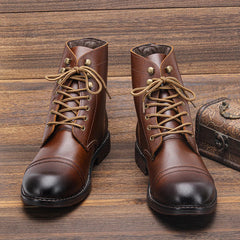 Durable Leather Ranger Boots