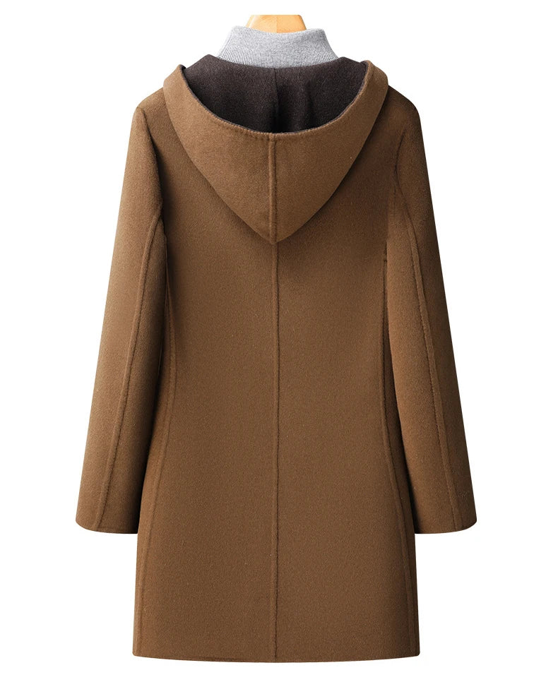 Classic Wool Hooded Coat