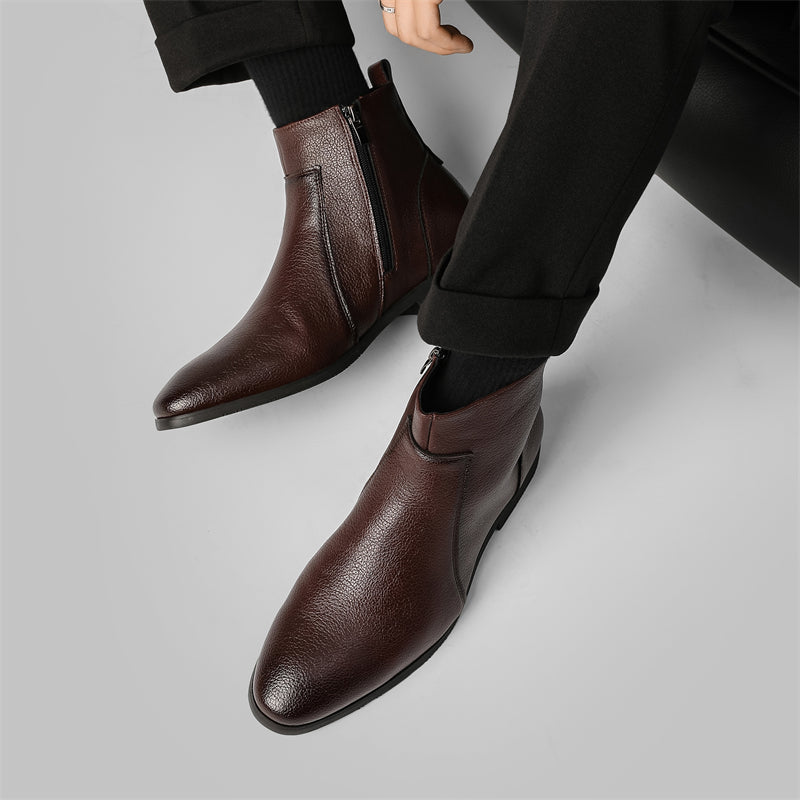 Rugged Genuine Leather Boots