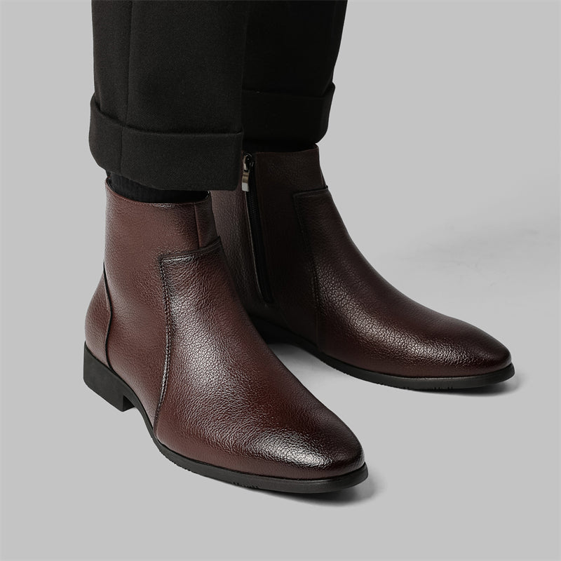 Rugged Genuine Leather Boots