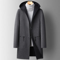 Classic Wool Hooded Coat