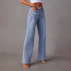 Vintage Wide Leg Denim Jeans