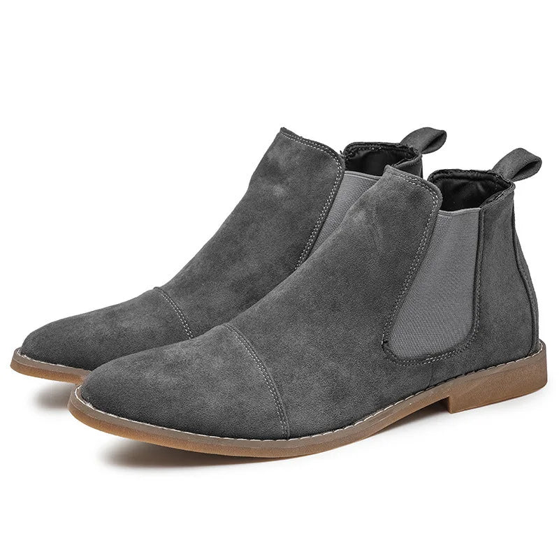 Premium Suede Chelsea Boots