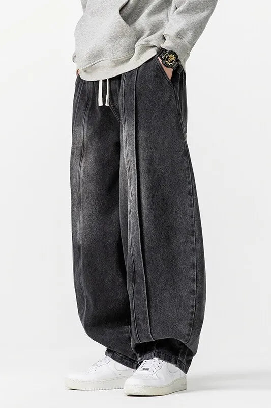 Wide Leg Harem Jeans