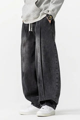 Wide Leg Harem Jeans