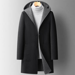 Classic Wool Hooded Coat