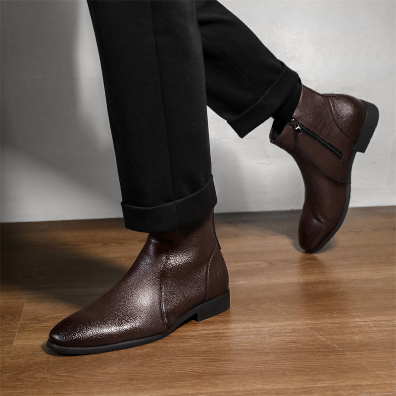 Rugged Genuine Leather Boots
