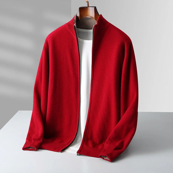 Pauletto Soft Cashmere Zip Cardigan