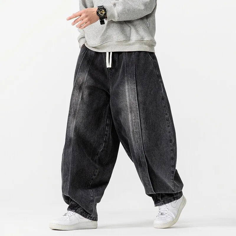 Wide Leg Harem Jeans