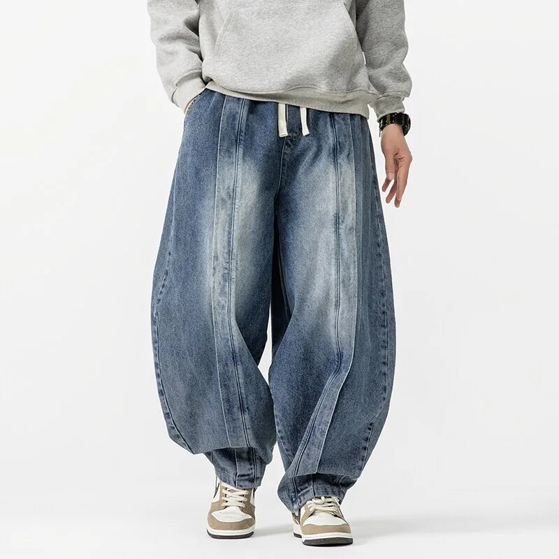 Wide Leg Harem Jeans
