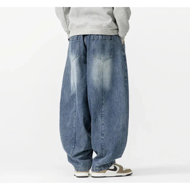 Wide Leg Harem Jeans
