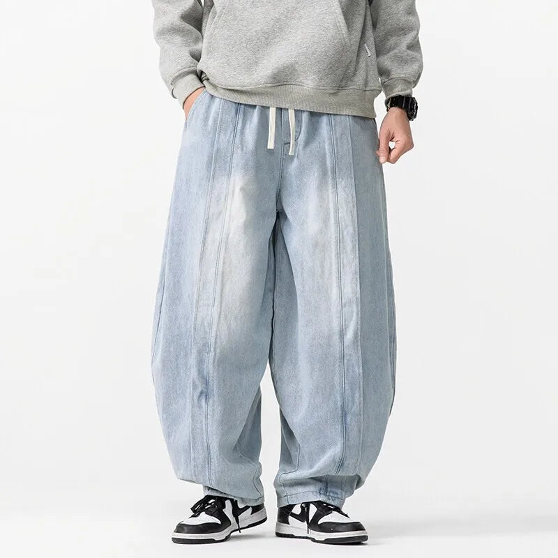Wide Leg Harem Jeans