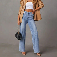 Vintage Wide Leg Denim Jeans