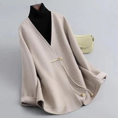 Elegant Double-Sided Wool Coat