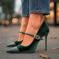 Ariette Velvet Heels