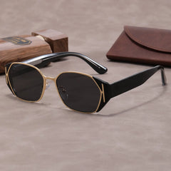 Retro Oval Designer Sunglasses